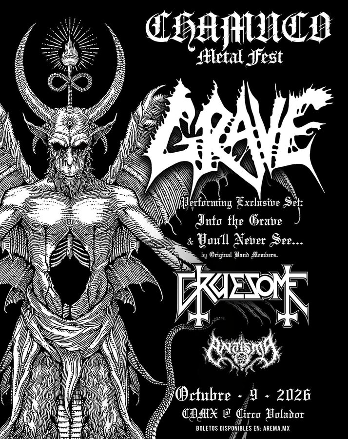 Cartel oficial de Chamuco Metal Fest