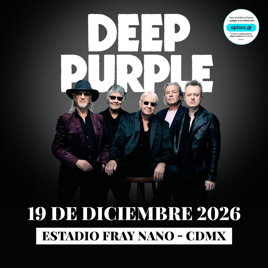 Cartel oficial de Deep Purple