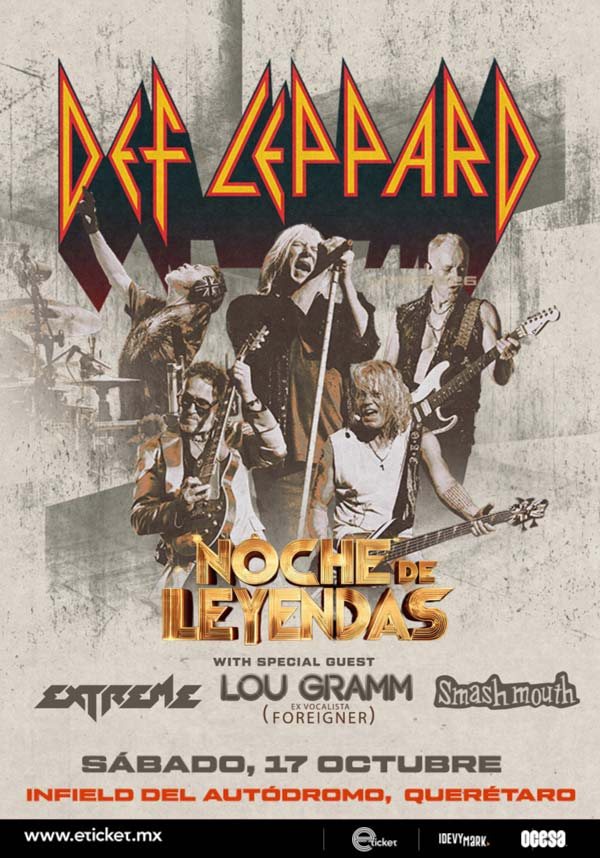 Cartel oficial de Def Leppard