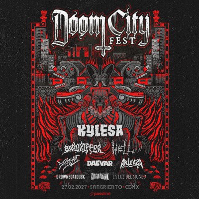 Cartel oficial de Doom City Fest