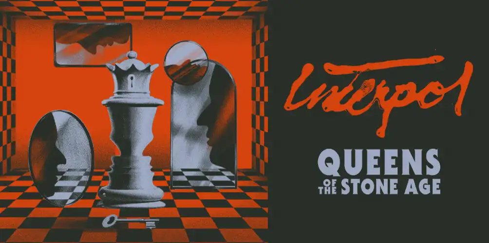 Cartel oficial de Interpol y Queens of the Stone Age