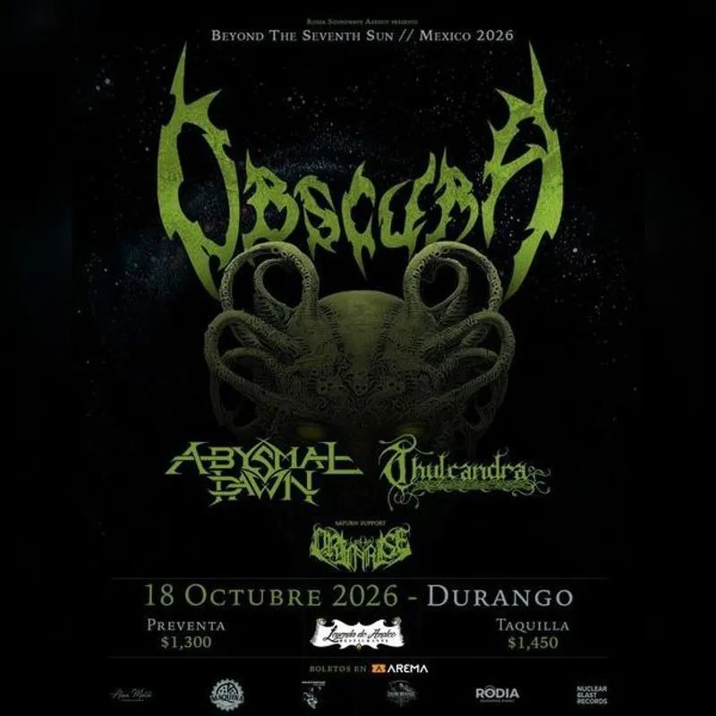 Cartel oficial de Obscura