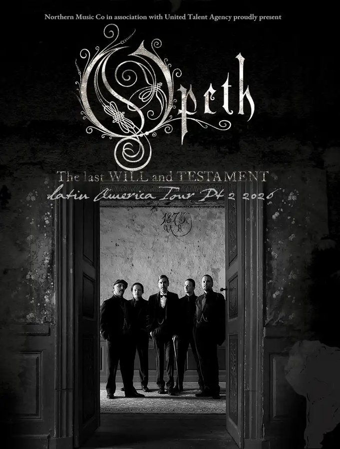 Cartel oficial de Opeth