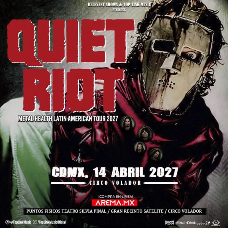 Cartel oficial de Quiet Riot