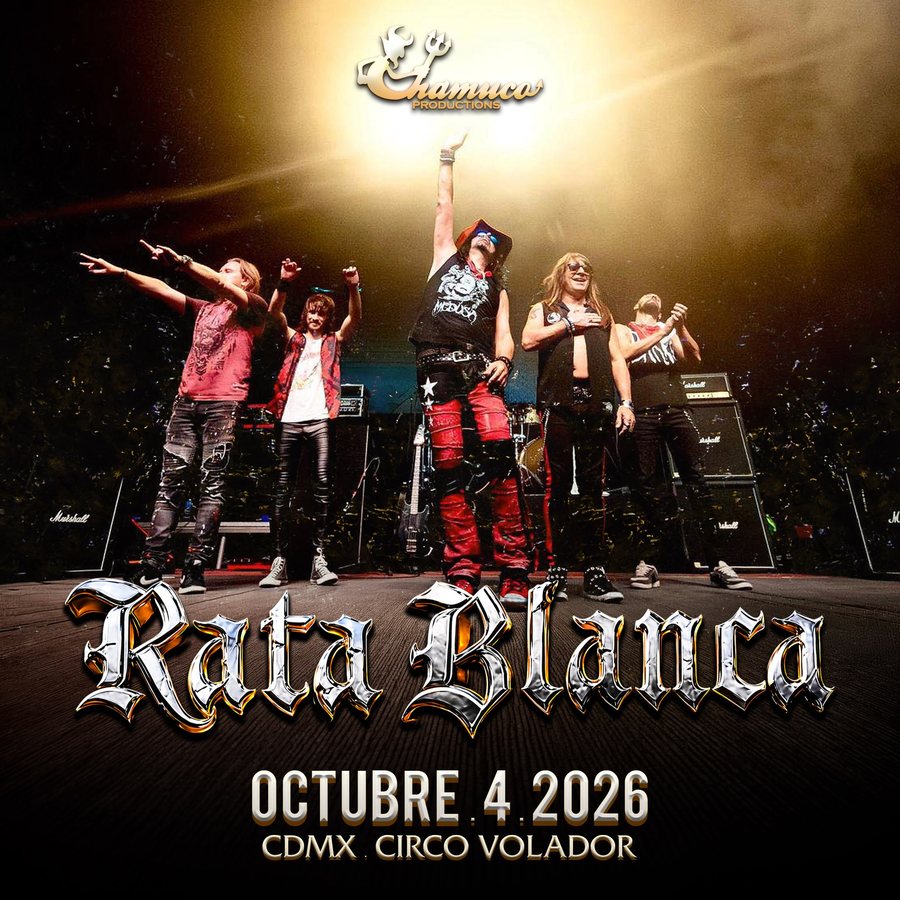 Cartel oficial de Rata Blanca