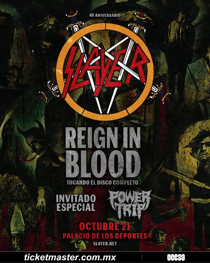 Cartel oficial de Slayer