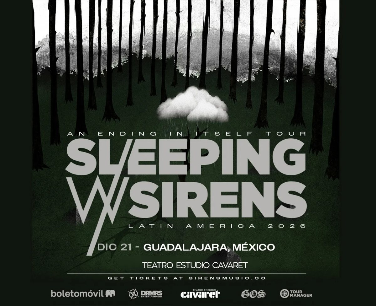 Cartel oficial de Sleeping With Sirens