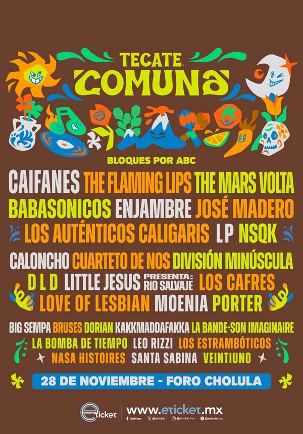 Cartel oficial de Tecate Comuna