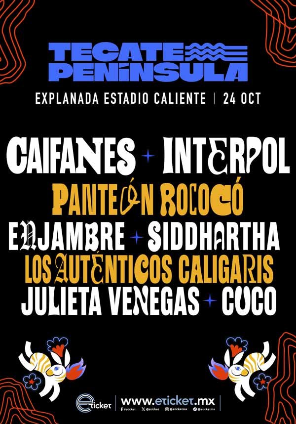 Cartel oficial de Tecate Península