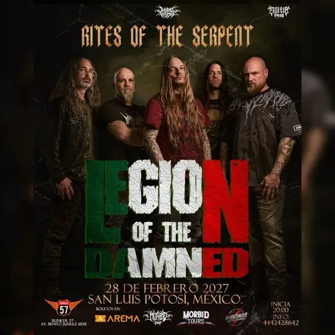 Cartel oficial de Legion of the Damned