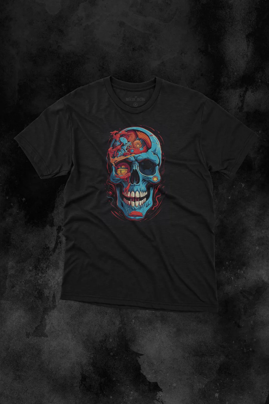 Playera Cabeza de Engranes de AzTech Metal