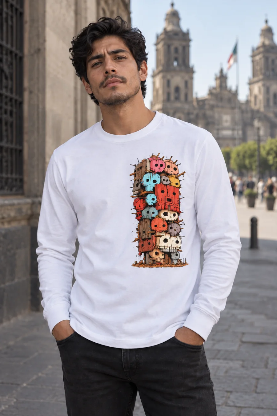 Playera Tzompantli